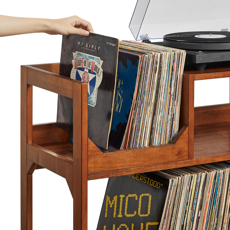 George Oliver Barajas Medium Record Storage Console & Reviews